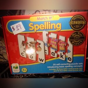 2 FOR $20 MATCH IT SPELLING GAME NEW